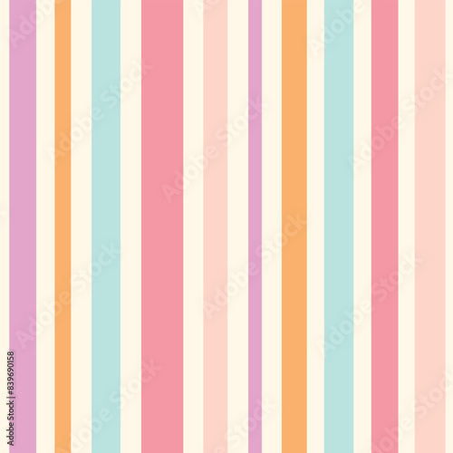 Pastel Stripes Pattern Retro Stripes Seamless Pattern Stripes Baclground