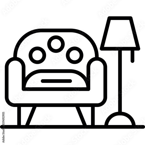 Armchair icon