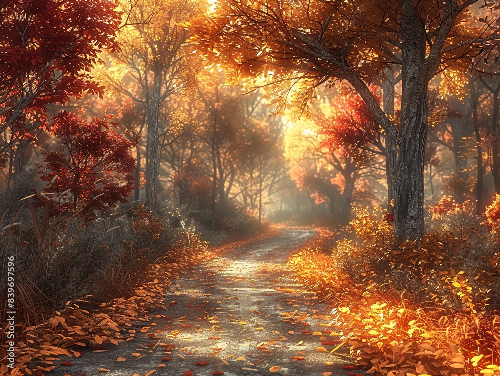 Golden Grove Enchanted Autumn Forest Golden Grove Enchanted Autumn Forest