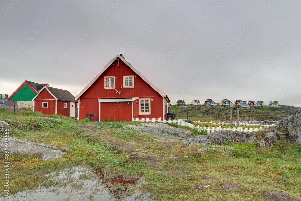 centre historique de Nuuk au Groenland