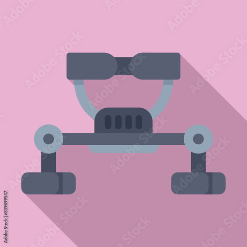Abdominal crunch machine for exercising abdominal muscles