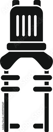 Providing mobility assistance, this is a representation of an exoskeleton aiding in walking