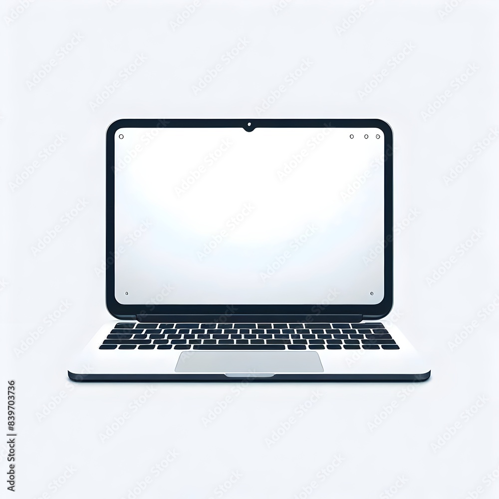 Laptop computer isolated on white background. Laptop computer isolated on white background.