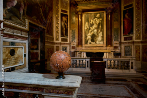 Canvas Print Passion Chapel (Cappella della Passione), Chiesa del Gesù, mannerist and baroque