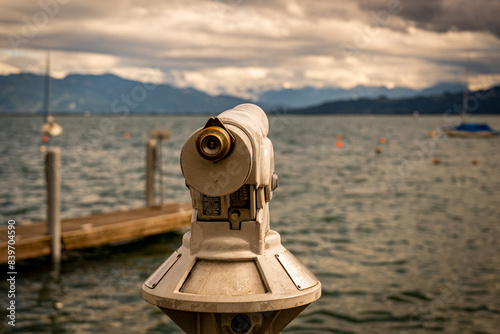 coin operated telescope photo