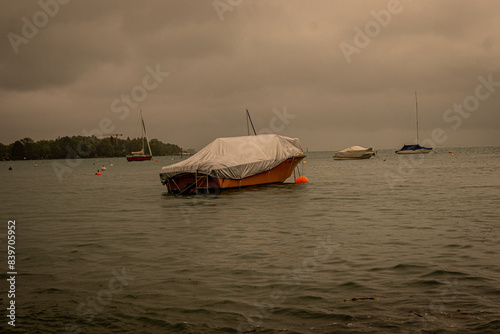 boat on the sea