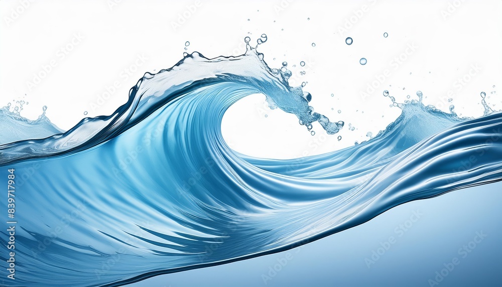 Blue water wave splash 2 Blue water wave splash 2
