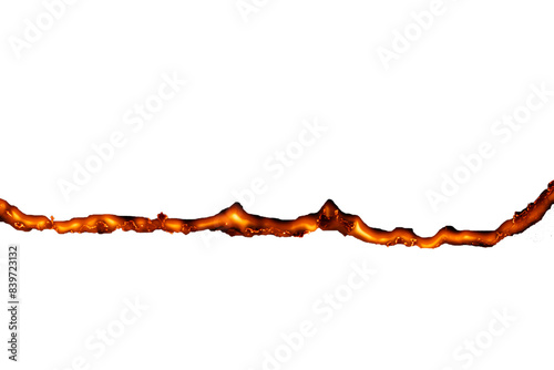 burning paper, glowing edge of paper