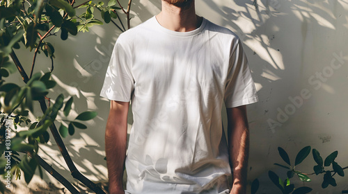 man in a white shirt