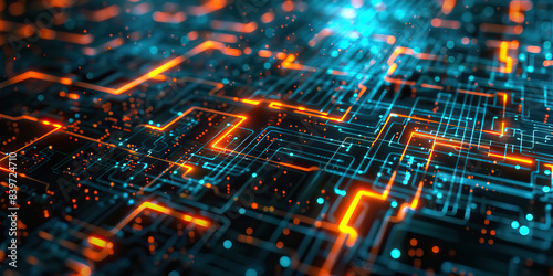 Wallpaper Mural A labyrinth of flashing lights and pulsing signals, entangling minds and altering realities Torontodigital.ca