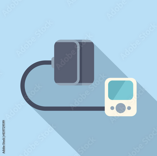 Illustration of a blood pressure monitor, highlighting the importance of regular health checks