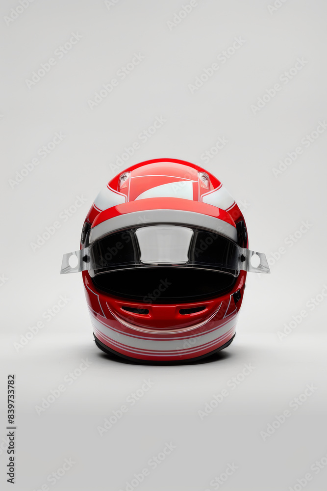Casco de piloto de formula uno aislado, casco de carreras de fibra de carbono Casco de piloto de formula uno aislado, casco de carreras de fibra de carbono