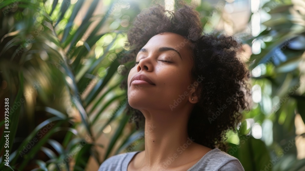 A person using relaxation techniques such as deep breathing and meditation as part of their CBT treatment A person using relaxation techniques such as deep breathing and meditation as part of their CBT treatment