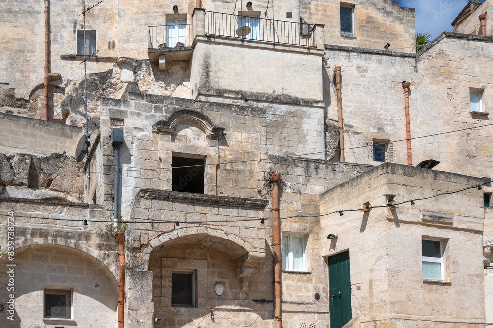 The Old town of Matera, Basilicata Region, Italy The Old town of Matera, Basilicata Region, Italy