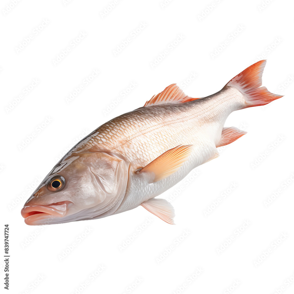 fresh fish on white background fresh fish on white background