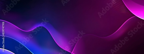 Soft purple and blue gradient background with smooth wavy lines, serene and modern abstract visual, ideal for tech digital design