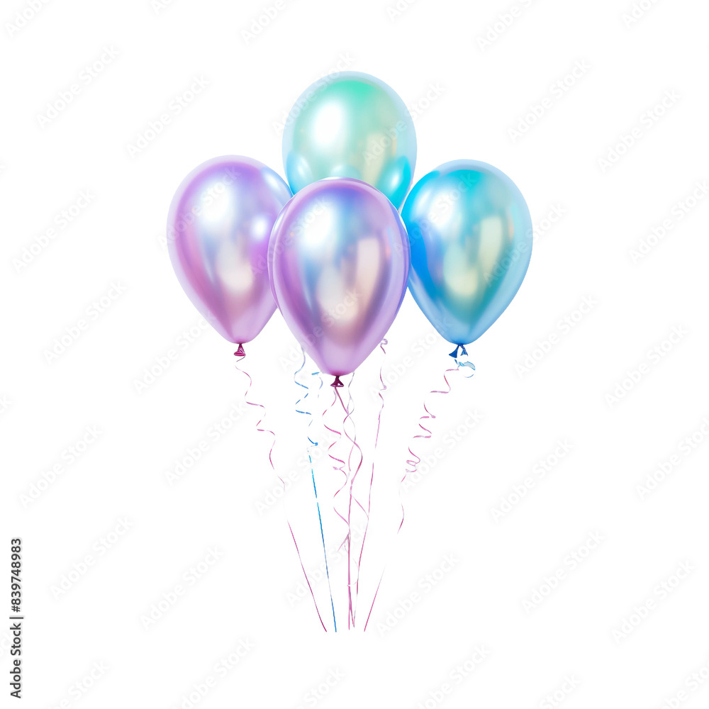 balloons isolated on white balloons isolated on white