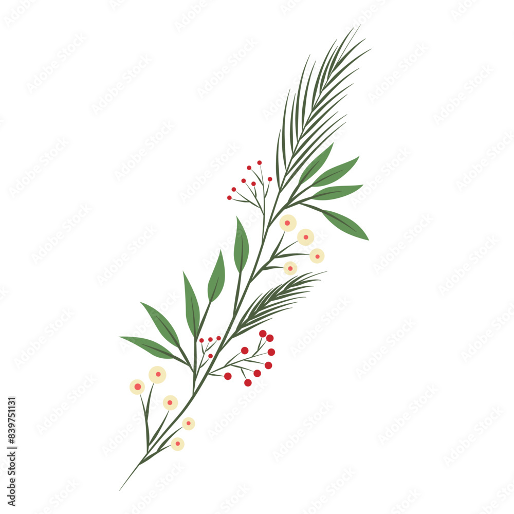 Naklejka premium Greenery