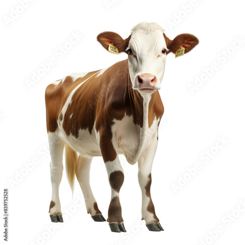 cow isolated on white © Ouzhan