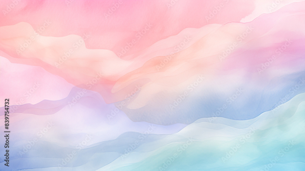 Soft Watercolor Gradient in Pink and Blue Hues with Copy Space
Soft Watercolor Gradient in Pink and Blue Hues with Copy Space