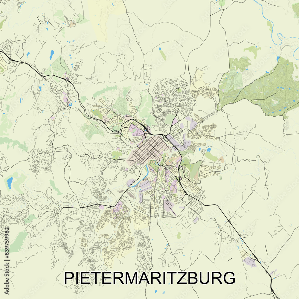Pietermaritzburg South Africa Map Poster Art Stock Vector Adobe Stock pietermaritzburg-south-africa-map-poster-art-stock-vector-adobe-stock