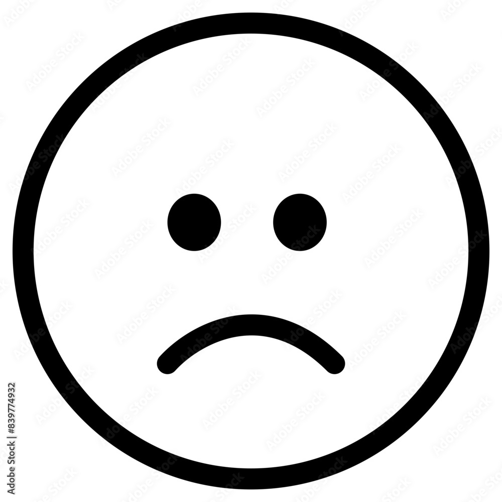 sad face icon sad face icon