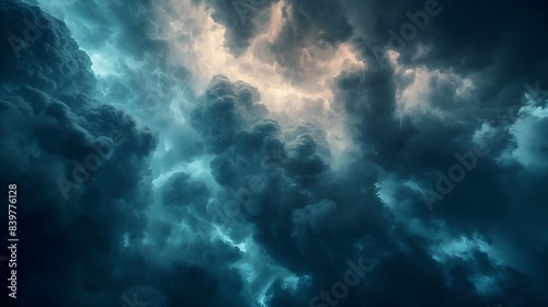 Majestic Storm Clouds - Atmospheric Sky With Dramatic Dark And Light Contrast, Dark And Cloudy Sky, Dramatic Sky Photography