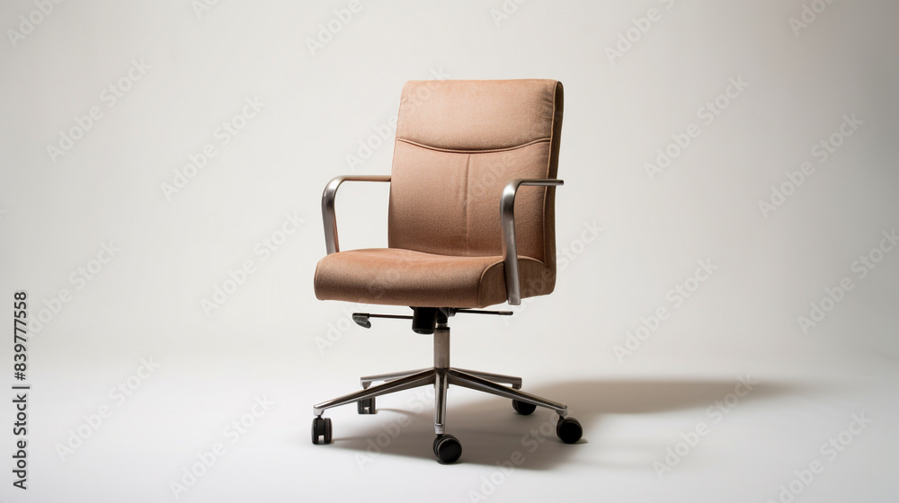studio shot of leather office chair isolated on a white background studio shot of leather office chair isolated on a white background