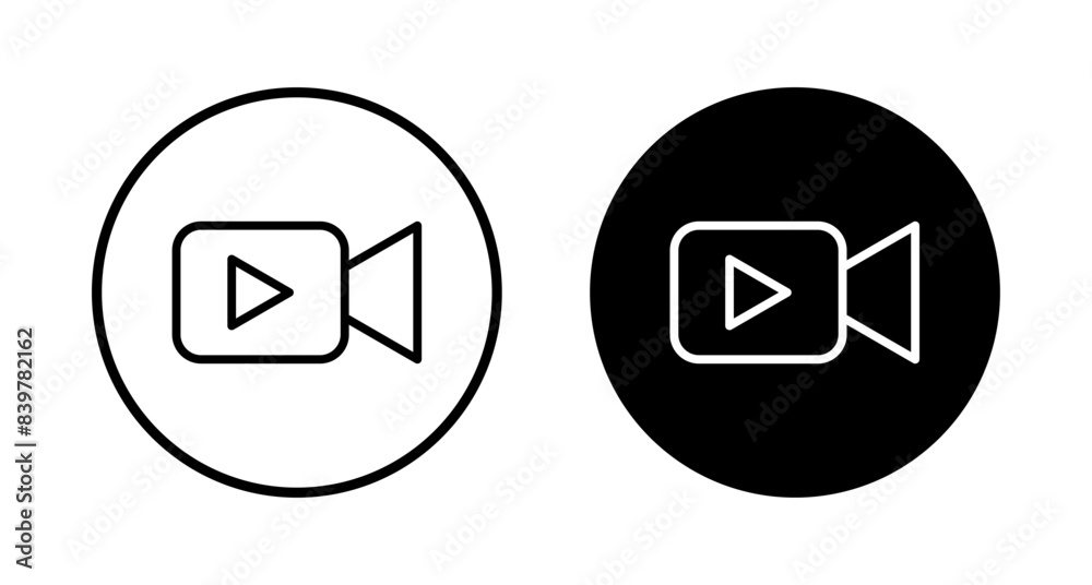 Video camera icon vector isolated on white background. Video camera vector icon. Camera Icons. Movie Sign. Cinema Video camera icon vector isolated on white background. Video camera vector icon. Camera Icons. Movie Sign. Cinema