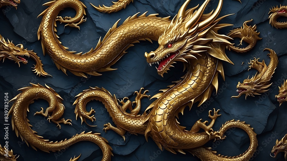 dragon background gold color dragon background gold color