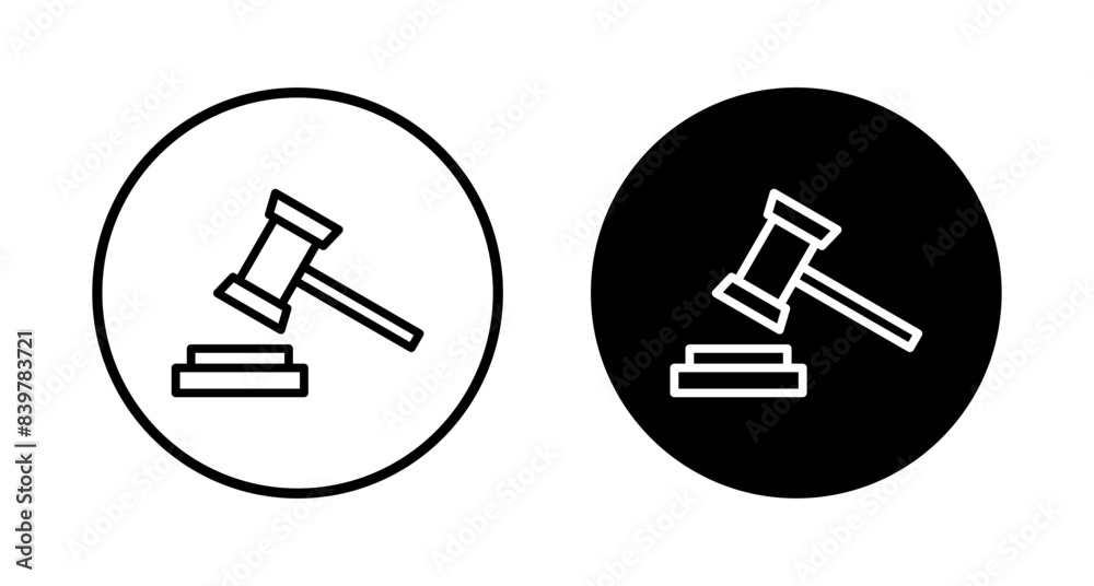 Gavel icon vector isolated on white background. Hammer icon vector. Judge Gavel Auction Icon Vector. Bid Gavel icon vector isolated on white background. Hammer icon vector. Judge Gavel Auction Icon Vector. Bid