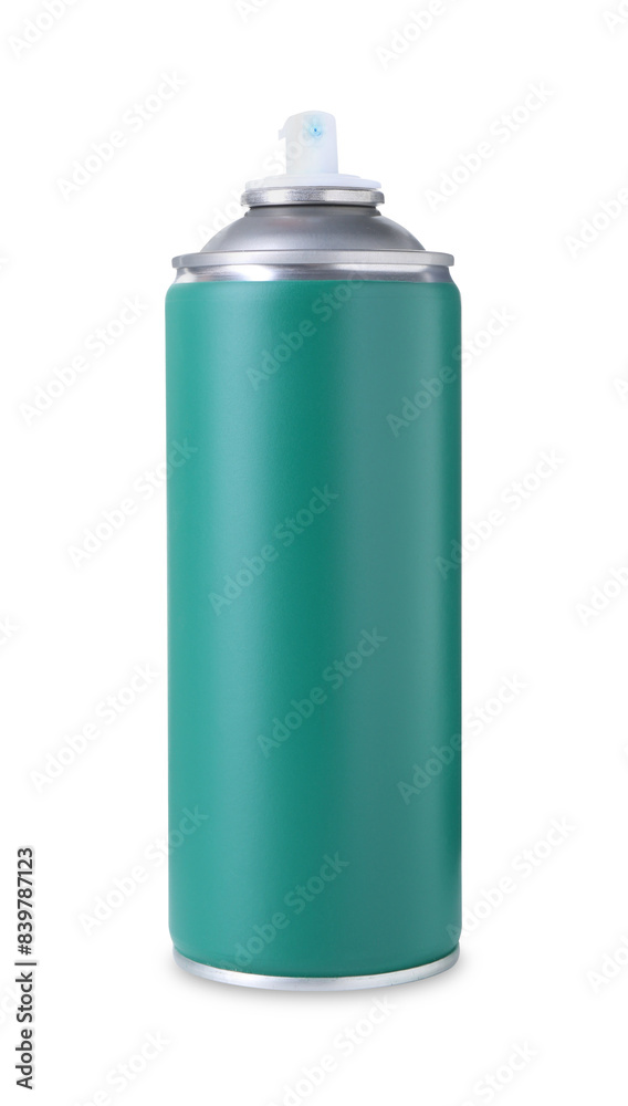 Can of spray paint isolated on white