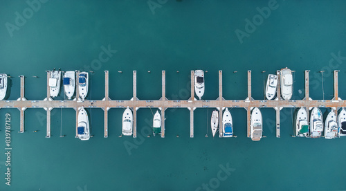 ships in the harbor (port washington, wi)