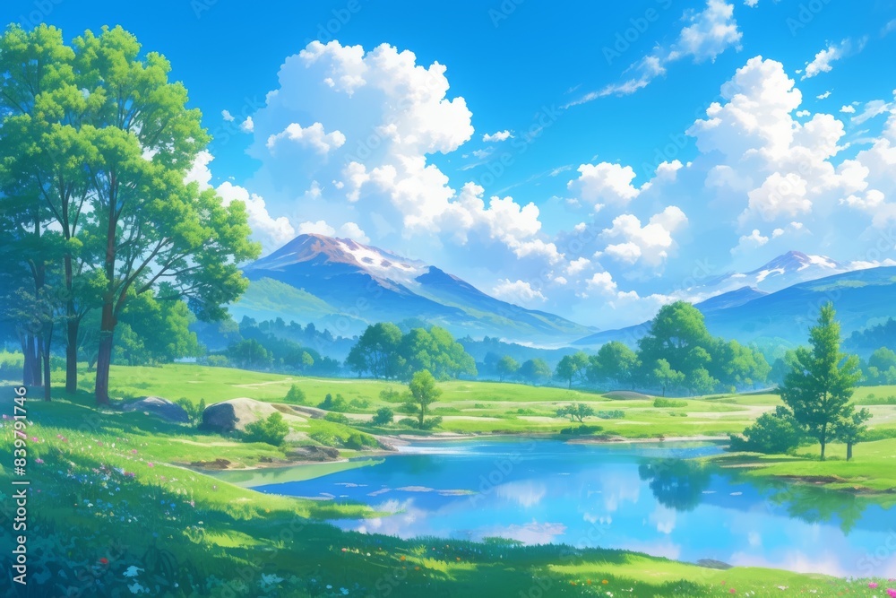 Serene natural landscapes for your visual project Serene natural landscapes for your visual project