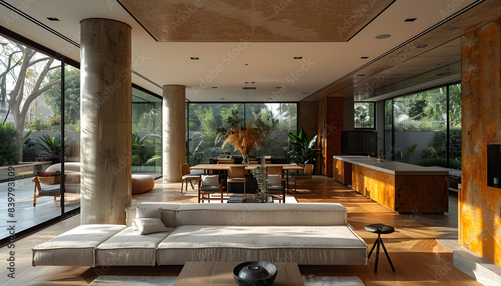 Fototapeta premium interior of a dining room