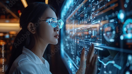 Wallpaper Mural Holographic product demos: Sales teams giving product demonstrations using holographic technology for an immersive experience  Torontodigital.ca