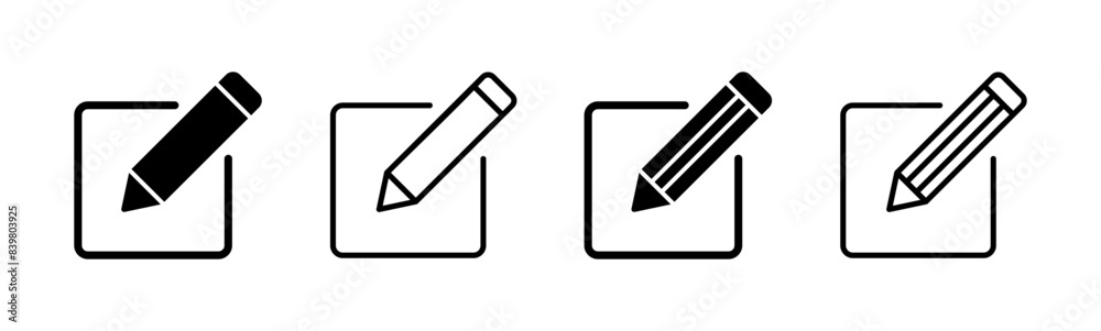 Edit icon set. edit document icon. edit text icon. pencil. sign up Edit icon set. edit document icon. edit text icon. pencil. sign up