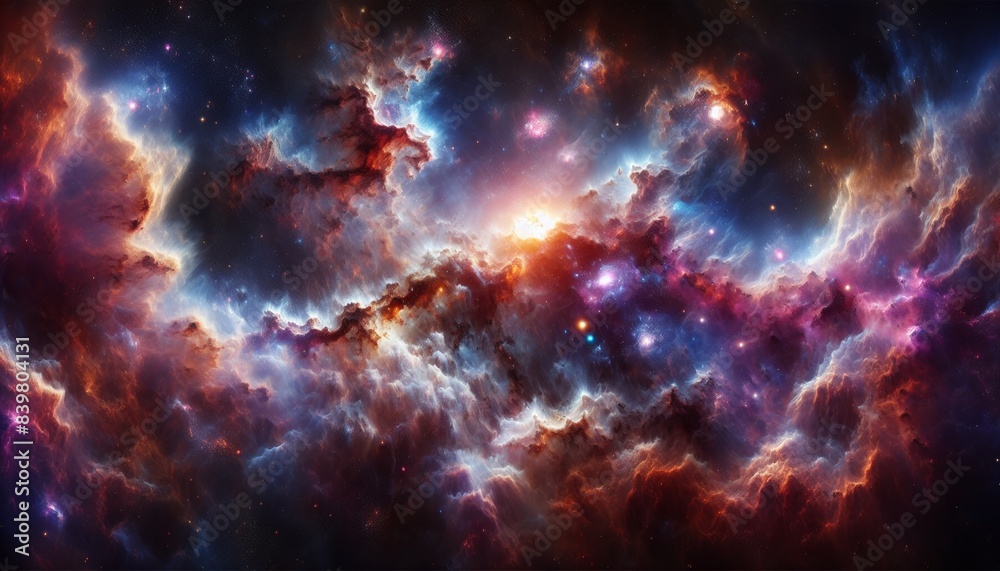 Colorful nebular galaxy stars and clouds as stary night cosmos. Supernova background wallpaper Colorful nebular galaxy stars and clouds as stary night cosmos. Supernova background wallpaper