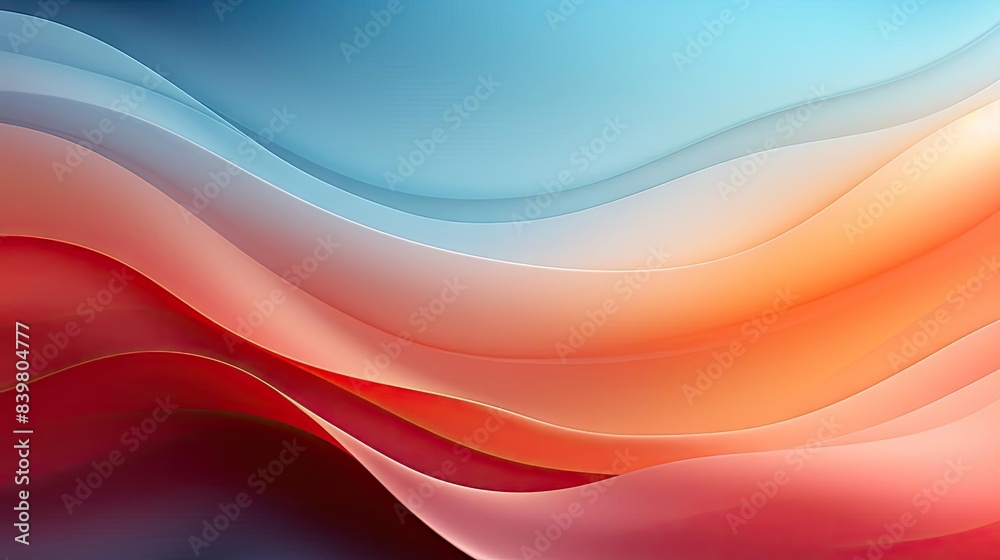 Obraz premium colorful gradient abstract modern background with waves concept