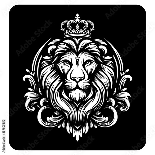Simple and modern lion king h...
