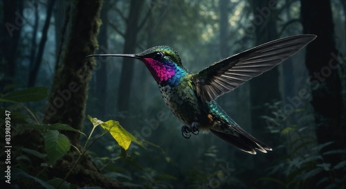 Vibrant Wildlife in Mystical Forest Landscapes
