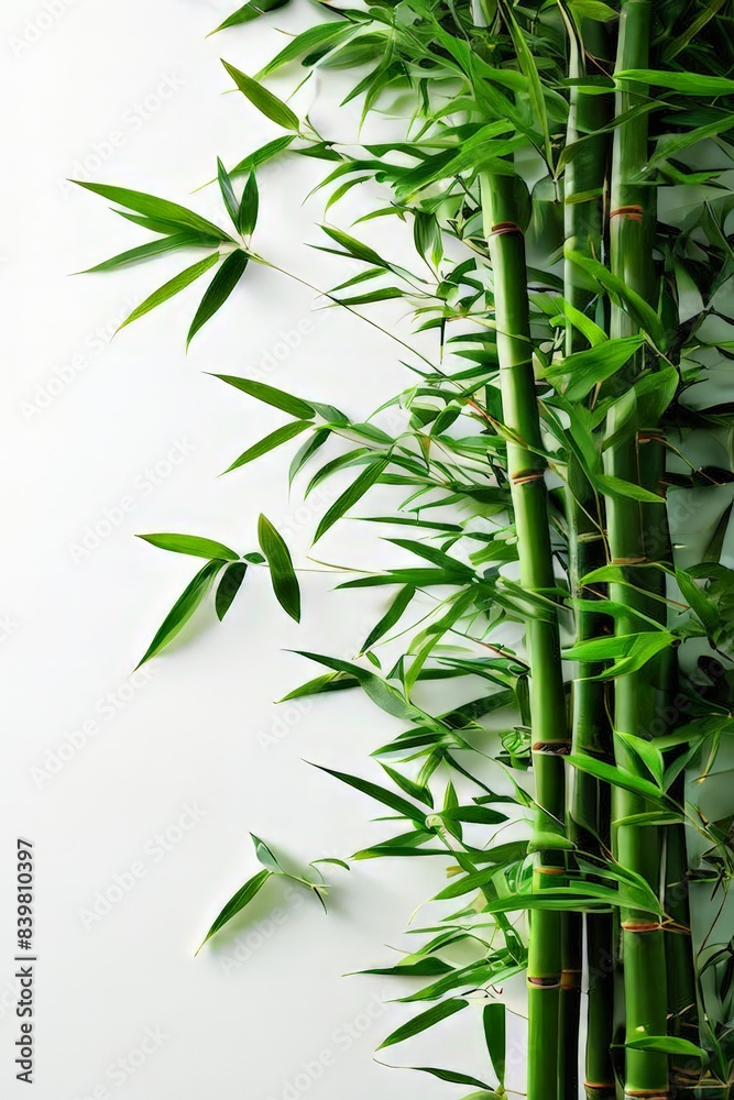 Fototapeta premium Serene Bamboo Forest, ai image generator