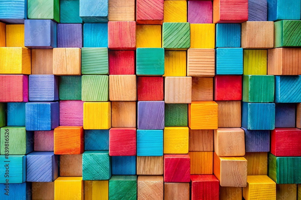 colorful wooden blocks background colorful wooden blocks background