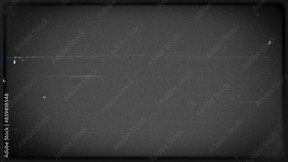 Old Film Effect. Noise TV Screen. Nostalgic TV Screen Overlay.