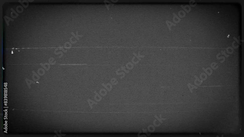 Old Film Effect. Noise TV Screen. Nostalgic TV Screen Overlay. photo