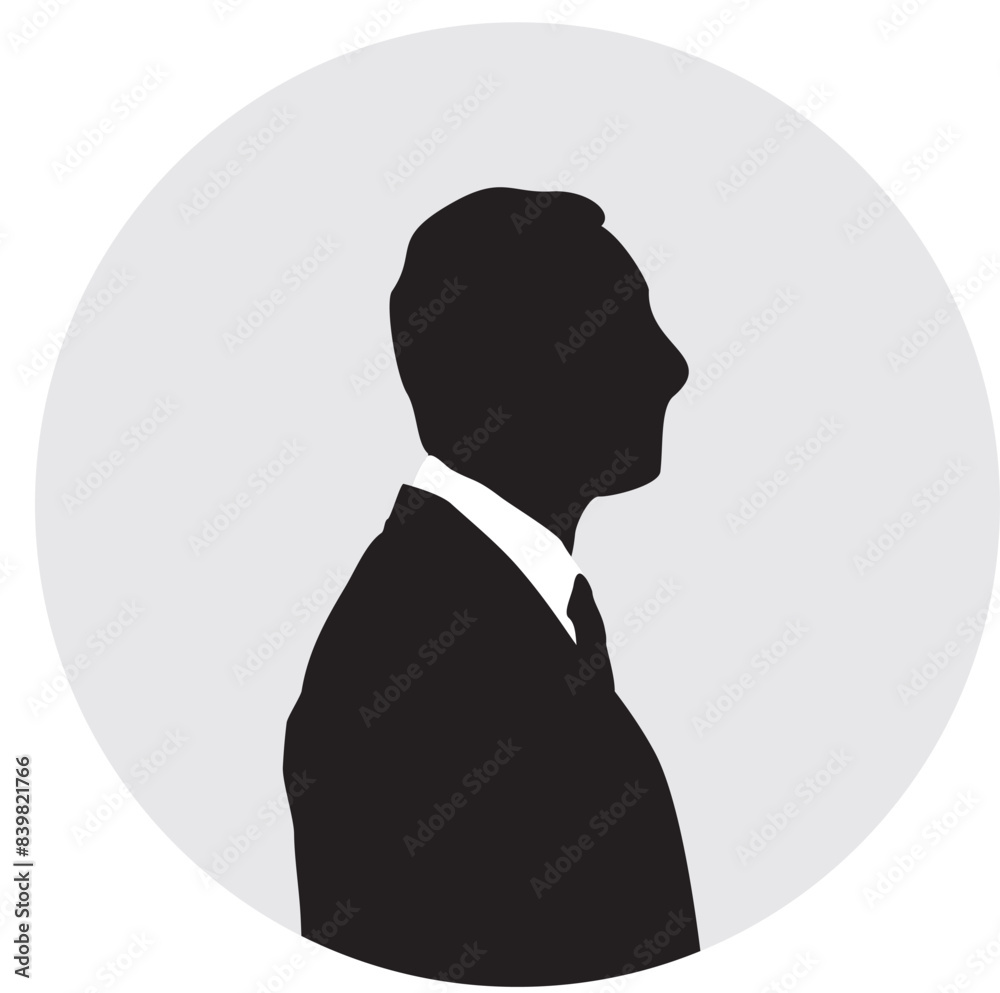 businessman profile avatar set silhouette businessman profile avatar set silhouette