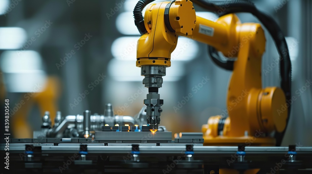 AI technology transforming traditional manufacturing processes. AI technology transforming traditional manufacturing processes.