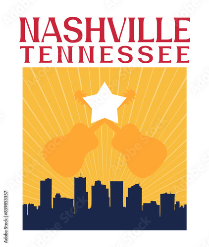 Nashville Tennessee with beautiful views