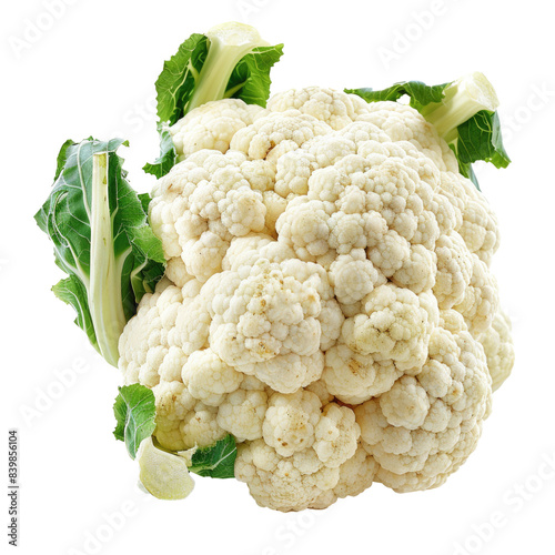 cauliflower isolated on white background