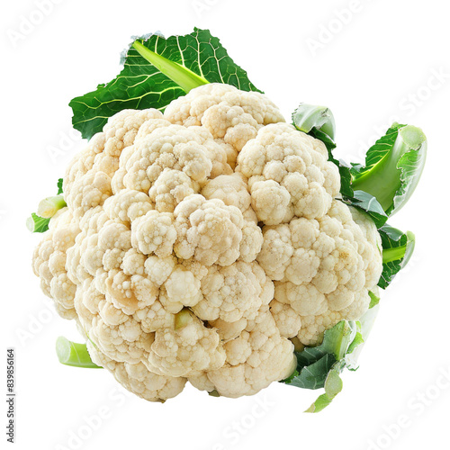 cauliflower isolated on white background
